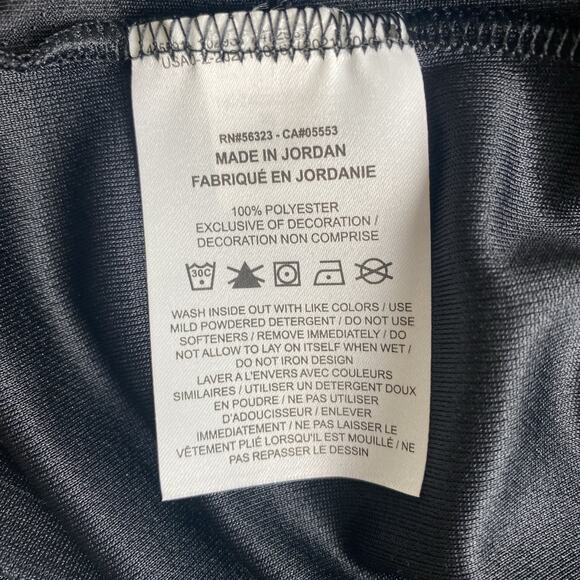 Nike Mens Dri Fit Miler‎ Running Shirt XL AJ7565-410 Black Reflective Just Do It - Picture 7 of 16